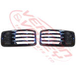 SIDE LAMP COVER SET - 2 PCS - CHROME - NISSAN QUON 2006-