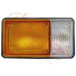 FRONT LAMP - LENS - L/H=R/H - AMBER/CLEAR - NISSAN CM/CP 1984-92