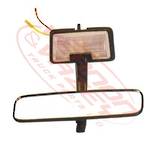 INTERIOR REAR VIEW MIRROR - W/LAMP - ISUZU ELF NPR/NRR/NKR/NHR 1985-93