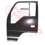 FRONT DOOR SHELL - L/H - HI ROOF - ISUZU ELF NPR/NRR/NKR/NHR 1994-