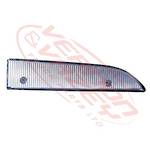 HEADLAMP - GARNISH - L/H - UPPER - GREY/SILVER - ISUZU ELF NPR/NRR/NKR/NHR 2004-