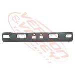 FRONT BUMPER - WIDE - W/FOG LAMP HOLE - BLACK - ISUZU NKR/NPR 2009-