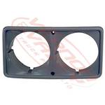 HEADLAMP BEZEL - R/H - TWIN RND H/L - 84-86 - HINO FF/GD/MAE/MFG 1984-89