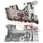 BATTERY RACK & AIR TANK HOLDER - FRONT - ALLOY - HINO PROFIA SH 2002-