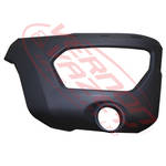 FRONT BUMPER END - L/H - LOW - W/HOLE FOR UPPER TRIM - HINO RANGER 500 2015-