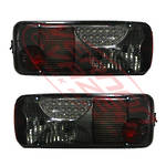 REAR LAMP SET - L&R - LED TYPE - SMOKEY LENS - MAN TGX 2008-