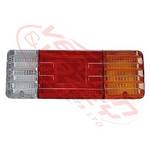 REAR LAMP - LENS - RED/CLEAR/AMBER - R/H - MAZDA T3500/T4100 1989- WG