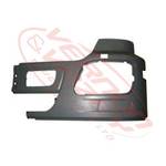 FRONT BUMPER END - W/O FOG HOLE - W/NOZZLE & VENT - L/H - MERCEDES BENZ ACTROS - MP3