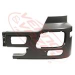 FRONT BUMPER END - W/FOG HOLE - L/H - MERCEDES BENZ ACTROS - MP3