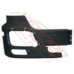 FRONT BUMPER END - W/FOG HOLE, VENT & NOZZLE HOLE - R/H - MERCEDES BENZ ACTROS - MP3