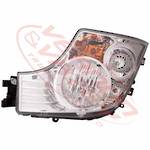 HEADLAMP - L/H - MANUAL - WITH DRL - MERCEDES BENZ ACTROS - MP4