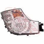 HEADLAMP - R/H - MANUAL - WITH DRL - MERCEDES BENZ ACTROS - MP4