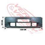 FRONT BUMPER - HIGH CAB - MERCEDES BENZ ATEGO - 973