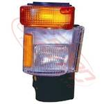 CORNER LAMP - AMBER/CLEAR/AMBER - R/H - MITSUBISHI FP418/FT413/FT415 1984-96