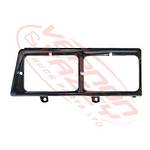 HEADLAMP BEZEL - L/H - BLK - NZ NEW - 1990-94 - MITSUBISHI FP418/FT413/FT415 1984-96