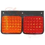 REAR LAMP - L/H - RED/AMBER - LED - MITSUBISHI FM515/FK416 1984-93