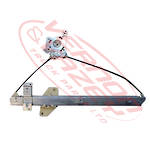 WINDOW REGULATOR - L/H - ELECTRIC W/O MOTOR - MITSUBISHI FM615/FK516 1994-