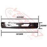 FRONT BUMPER - N/CAB - W/O FOG LAMP - SHALLOW - MITSUBISHI FIGHTER 2006- H/L IN CORNER PANEL