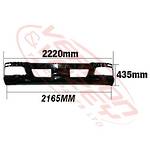 FRONT BUMPER - W/CAB - W/O FOG LAMP - DEEP - MITSUBISHI FIGHTER 2006- H/L IN BUMPER