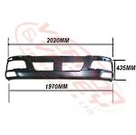 FRONT BUMPER - N/CAB - W/FOG LAMP - DEEP - MITSUBISHI FIGHTER 2006- H/L IN BUMPER