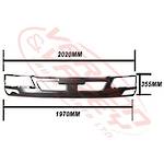 FRONT BUMPER - N/CAB - W/FOG LAMP - SHALLOW - MITSUBISHI FIGHTER 2006- H/L IN BUMPER