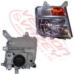 HEADLAMP - R/H - H/L IN CORNER PANEL - ELECTRIC ADJ - MITSUBISHI FIGHTER 2008-