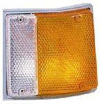 CORNER LAMP - LENS - L/H - AMBER/CLEAR - MITS CANTER FE444/FK330/FE335 84-94