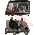 HEADLAMP - L/H - PLASTIC - V TYPE - ELECT ADJ - MITSUBISHI CANTER FE7/FE8 2005-