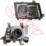 HEADLAMP - R/H - ELECTRIC/ MANUAL - W/O MOTOR - MITSUBISHI CANTER FE 2011-