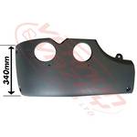 FRONT BUMPER END - R/H - 340mm HIGH - SCANIA P/R TRUCK - 2003- HIGH BUMPER