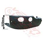 FRONT BUMPER END - R/H - 370mm - SCANIA P/R TRUCK - 2009- HIGH BUMPER