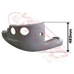 FRONT BUMPER END - L/H - 480mm - SCANIA P/R TRUCK - 2009- LOW BUMPER