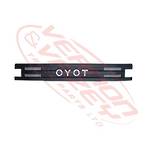 GRILLE - NARROW CAB - UPPER - BLK - TOYOTA DYNA BU60/BU85/BU66/BU96 1984-94