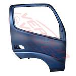 FRONT DOOR SHELL - R/H - W/MIRROR AND REFLECTOR, W/O LAMP HOLE - TOYOTA DYNA XZU320 2000-