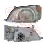 HEADLAMP - L/H - MANUAL ADJ - TOYOTA DYNA XZU320 2004-