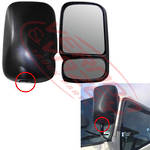 MIRROR HEAD - L/H - BOTTOM MOUNT - TOYOTA DYNA/HINO DUTRO 2011-