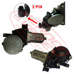 WINDOW REGULATOR - MOTOR - R/H - 24V - 2PIN - TOYOTA DYNA/HINO DUTRO 2011-