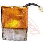 CORNER LAMP - R/H - AMBER/CLEAR - TOYOTA COASTER BB20 1983-87