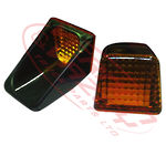 SUN VISOR LAMP LENS - AMBER - VOLVO FH/FM