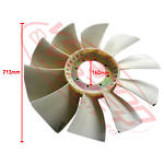 FAN BLADE - 10 BLADE - 715mm - HINO 700 - E13C ENGINE