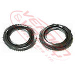 SYNCHRO RING SET - 3PCS - 2ND/3RD - 7 TEETH x6 - HINO - MFG225