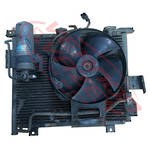 AIRCON CONDENSER - WITH COMPLETE FAN - ISUZU 4HF1 - NISSAN ATLAS 1997