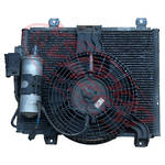 AIRCON CONDENSER - WITH COMPLETE FAN - ISUZU 4HG1