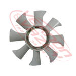 FAN BLADE - 8 BLADE - ISUZU NKR77 / 4HK1