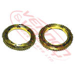 SYNCHRO RING SET - 42 TEETH - 3RD & 4TH - ISUZU - MLD7R GEARBOX - MULTI CONE