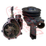 WATER PUMP - TRIPLE PULLEY - 6 BLADE - ISUZU 6HH1