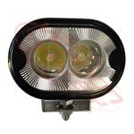 LED WORKING LAMP - 1PC - 12-24V - 2 LED - UNIVERSAL - 93X66X48MM - OVAL