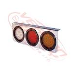 LED TRUCK LAMP - UNIVERSAL - WHITE/RED/AMBER - R/H - 24V - REVERSE/STOP/TURN LIGHT - W/E MARK