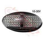 LED SIDE LAMP - 1PIECE - AMBER/RED - 10-30V - UNIVERSAL - OVAL