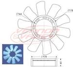 FAN BLADE - 10 BLADE - 430MM - MITSUBISHI 4D34T